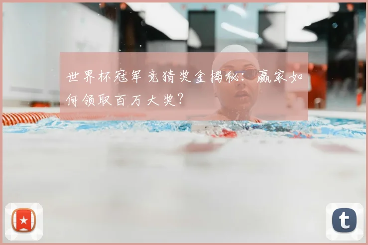 世界杯冠军竞猜奖金揭秘:赢家如何领取百万大奖?