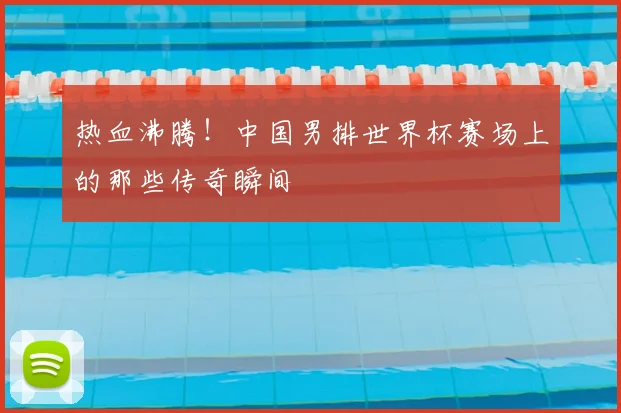 热血沸腾！中国男排世界杯赛场上的那些传奇瞬间