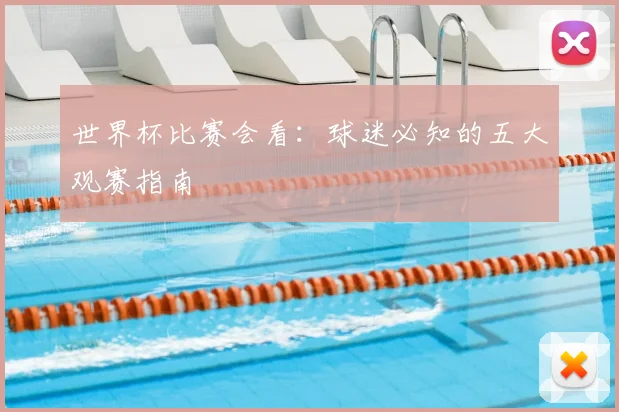 世界杯比赛会看:球迷必知的五大观赛指南